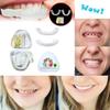 Flipped Warmth 2 Pairs Veneers Teeth, False Teeth Veneers Instant Adjustable Dentures False Teeth, Clip on Veneers Top And Bottom for Women Men view 3