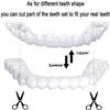 Flipped Warmth 2 Pairs Veneers Teeth, False Teeth Veneers Instant Adjustable Dentures False Teeth, Clip on Veneers Top And Bottom for Women Men view 4