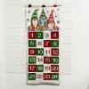 Morain Fabric Calendar with Pockets for Small Gifts Home Wall Hanging view 4