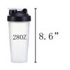 otylzto 2 Pack 28 oz Shaker Bottles for Protein Mixes, Protein Shaker Bottle with Stainless Steel Whisk Ball, Shaker Cup, Protein Bottle, Protein Shake Bottles view 3