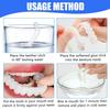 Care Spring 2 Pieces Temporary Dentures False Teeth Veneers for Upper And Lower, Comfortable Clip in Veneers Teeth for Men And Women Instant Confident-Smile, Natural White Shade view 3