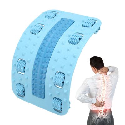 Back Stretcher Roller, Lumbar Cracking Board, Back Stretching Machine for Upper Back - Neck Stretcher for Shoulder and Neck Relaxation, Manual Adjustable Back Scratcher for Back Stretcher