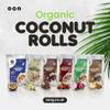'OORG Organic Coconut Rolls, 100g x 6 Packs, Made in Sri Lanka | Vegan, Gluten-Free, Non-GMO, Vegetarian, Dairy Free Vanilla, BBQ, Chocolate, Ginger & Cinnamon, Original, Sour Cream & Onion (Original) view 2