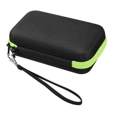OHPHCALL Portable Classic Zipper Design Eva Shockproof Storage Bag with Lightweight and Lanyard, Sturdy Protective Carrying Case for Travel and Home Use