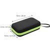 OHPHCALL Portable Classic Zipper Design Eva Shockproof Storage Bag with Lightweight and Lanyard, Sturdy Protective Carrying Case for Travel and Home Use view 2