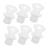 Amosfun 6pcs Hot Water Bottle Lid Spare Plug Cover for Replacement Plastic Screw Cap for Hot Water Bag for Sealing and Staying Warm view 1