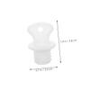 Amosfun 6pcs Hot Water Bottle Lid Spare Plug Cover for Replacement Plastic Screw Cap for Hot Water Bag for Sealing and Staying Warm view 2