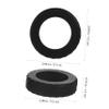 TINEASUR 8pcs Silicone Luggage Wheel Protector Covers for Suitcase Wheels, Silent Operation and Sturdy Material, for Travel and Luggage Compartment Protection view 2