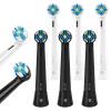 8 Pcs IO Replacement Heads Compatible with Oral b iO 2/3/4/5/6/7/8/9/10 Series Electric Toothbrush, Brush Heads Compatible with Oral B, Intelligent Cleaning for Gum Care and Teeth Clean (Black/White) view 1