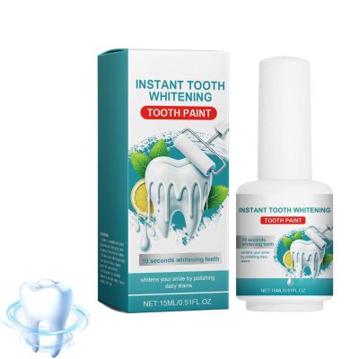 Tooth Paint, Tooth White Paint Kit, Instant Teeth Whitening Gel Coating, Easy and Fast Shiny Teeth, Confident Social (1)