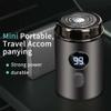 Doonai Mini Portable Electric Shaver, Doonai Portable Mini Electric Shaver, Vishopee Shaver, Unisex Mini Portable Electric Shaver, USB Rechargeable, Pocket Size Washable Electric Razor (Blue) view 2