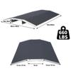 GAYAYAS Wheelchair Ramp, Bridge Threshold Ramp, with Supporting Frame and Non-Slip Surface, Ramp for Wheelchairs, Stairs,Vans, Steps,High8cm view 2