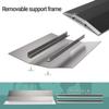 GAYAYAS Wheelchair Ramp, Bridge Threshold Ramp, with Supporting Frame and Non-Slip Surface, Ramp for Wheelchairs, Stairs,Vans, Steps,High8cm view 3