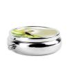 Illustration of Ducks Travel-Friendly Pill Box - Portable Square Organizer with Compartments for Medicines, Vitamins, and Supplements, Durable Metal Design. view 3