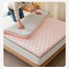Single/Twin/Queen/King Size Japanese Futon Mattress Floor Sleeping Mat,Foldable Mattress Tatami Mat,Portable Sleeping Pad for Camping Dormitory (White,90x190cm) view 3