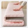 Single/Twin/Queen/King Size Japanese Futon Mattress Floor Sleeping Mat,Foldable Mattress Tatami Mat,Portable Sleeping Pad for Camping Dormitory (White,90x190cm) view 4