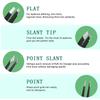 4 Pcs Professional Tweezers, Tweezers for Eyebrows for Facial Hair Women & Men Stainless Steel Precision Tweezers for Ingrown Hair Tweezers Blackhead Removal, Eyelash Extension, Beauty Tool view 3