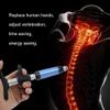 Chiropractic Adjustment Tool, 6 Levels Chiropractic Activator Tool, Manual Chiropractic Gun with 4 Heads, 50-300N Adjustments Manual Spine Chiropractic Correction Tool, Improve Joint Pain,Blue view 4