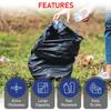 G4GOODS Black Bin Bags, 80L Capacity, 200 Pack, 40 Micron LDPE view 3