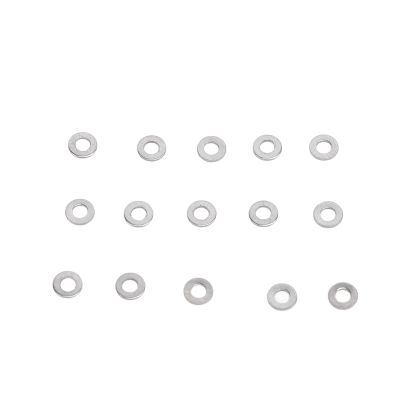 300pcs 1.4mm Eyeglass Screw Gaskets Alloy High Hardness Eyeglass Frames Screws Washers for Repairing (11 Frameless Metal Shim 1.4mm)
