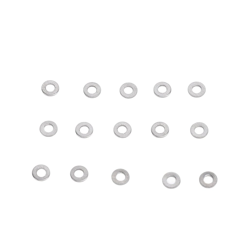 300pcs 1.4mm Eyeglass Screw Gaskets Alloy High Hardness Eyeglass Frames Screws Washers for Repairing (11 Frameless Metal Shim 1.4mm)