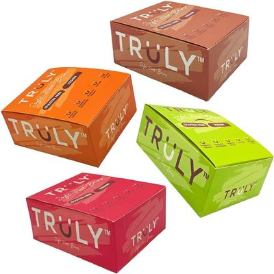 Truly Gluten Free Soft Oat Bars, Assorted Flavours Pack, Apple-Cinnamon, Cranberry, Apricot, Cocoa Chia, 80 Bars