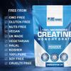 Pure Source Nutrition Creatine Monohydrate Powder Vegan Gluten Free 100% Micronised Creatine Unflavoured Proven to Improve Physical Performance and Recovery Powder (500g) view 3