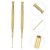 NOLITOY Ear Point Probe Pen Lightweight Therapy Pen Copper 2pcs Acupressure Tools with Built-in Spring for Finding Acupressure Points for Ear Reflexology and Acupuncture view 2