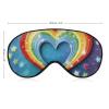 Rainbow Star Love Heart Eye Mask, Side Sleeping Mask Light Blindfold Sleeping Mask Nose Pad and Elastic Band for Children Women and Men view 2
