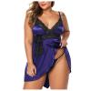 TYUIOP Babydolls Sexy Lingerie Plus Size Lingerie Set Plus Size Blue Floral lace Set for Women Sexy Costumes for Women Sets Naughty Skirts Crotchless Body Suits view 1