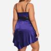 TYUIOP Babydolls Sexy Lingerie Plus Size Lingerie Set Plus Size Blue Floral lace Set for Women Sexy Costumes for Women Sets Naughty Skirts Crotchless Body Suits view 2