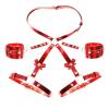 Adjustable Couple Yoga Stretch Cuffs - Four Colours - B168 (red) view 1