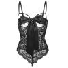 TYUIOP Latex Lingerie Sexy Sexy Lingerie for Women Sets Naughty Basque Rhinestone Fishnet Christmas Ladies Underwear Dress up for Women Naughty Womens Nightwear view 2