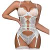 TYUIOP Latex Lingerie Plus Size Lingerie UK Size 28 Sexy for Women Sets Naughty Plus Gift Sets & Sex Kits Sexy Womens White Babydoll Black Gothic view 1