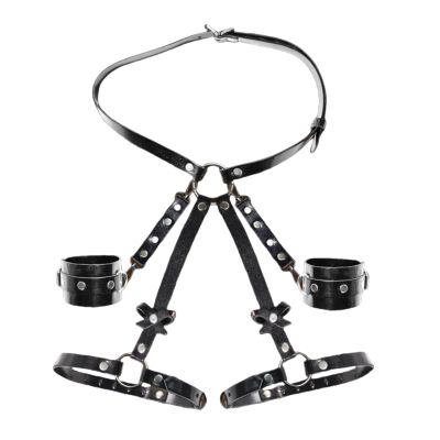 Adjustable Couple Yoga Stretch Cuffs - Four Colours - B168 (Black)