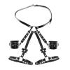 Adjustable Couple Yoga Stretch Cuffs - Four Colours - B168 (Black) view 1