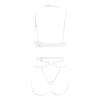 TYUIOP Babydoll Lingerie for Women Plus Size Lingerie 20-22 Bodystocking Sexy Underwear for Women Naughty Plus Size Teddy Babydolls with Thigh high Honeymoon Sexy White view 4