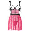 TYUIOP White Lingerie Sexy Lingerie for Women Sets Naughty Basque Sexy red Women's Christmas Underwear Body Stockings Babydolls for Women Sets Pink view 2