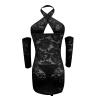 TYUIOP Babydoll Lingerie for Women Bodysuit Lingerie Sexy Womens Set Sexy PVC Sets for Women Plus Size Naughty Blue Set view 4