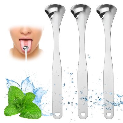 5er Pack Tongue Scraper For Adults,Reduce Bad Breath, Metal Tongue Scraper, Tongue Cleaner, Tongue Scraper, Stainless Steel Tongue Scraper, Tongue Cleaner for Adults, Tongue Scrubber (B)