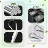 5er Pack Tongue Scraper For Adults,Reduce Bad Breath, Metal Tongue Scraper, Tongue Cleaner, Tongue Scraper, Stainless Steel Tongue Scraper, Tongue Cleaner for Adults, Tongue Scrubber (B) view 4