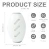 Reusable Lint Roller, Washable Sticky Roller, Portable Lint Roller for Home, Pet Hair Remover, Clothes Ball Remover, Hair Cleaner for Easy Hair Removal (Style 2 - White) view 2