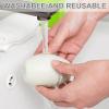 Reusable Lint Roller, Washable Sticky Roller, Portable Lint Roller for Home, Pet Hair Remover, Clothes Ball Remover, Hair Cleaner for Easy Hair Removal (Style 2 - White) view 3