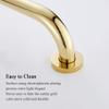 Brass Bathroom Grab Bar forKids Polished Balance Safety Handrail Accessories for Shower Toilet Bathtubs Wall Mounted Disability Assist Device view 4
