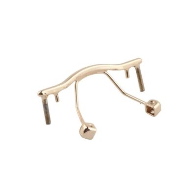 1pc Glasses Screw Nose Pad Arm Metal Rimless Frame Bridge Nose Pad Holder Eyewear Accessory Eyeglasses Bridge NB020(NB020 Rose Gold)