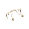 1pc Glasses Screw Nose Pad Arm Metal Rimless Frame Bridge Nose Pad Holder Eyewear Accessory Eyeglasses Bridge NB020(NB020 Rose Gold) view 1