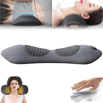 3 in 1 Back Massager, 2025 UpgradedNeck Massager Pillow, for Neck, Shoulder and Back, Bring a New Comfortable Experience (Black)(Gray)