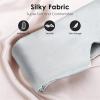 WENYOG Silk Eye Mask For Sleeping Women Mulberry Silk Sleeping Mask Eyepatch Blocking Light Eyemask Eyeshade Soft Padded Travel Sleeping Aid for Sleep Patch(Gray) view 4