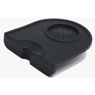 Coffee Knock Box Shock-Absorbent Durable Barista Style Knock Box With Removable Knock Bar and Non-Slip Base Gift Silicone Tamping Pad for Barista Tool Home Kitchen Bar Coffee Shop (Coffee Tamper Mat)