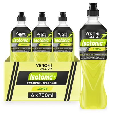 VERONI ISOTONIC Lemon 6 x 700ml Bottles